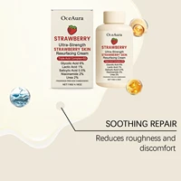 Crème pour le corps à lueur de fraise avec Niacinamide acide salicylique exfoliant hydratant peau lisse Non grasse hydratant cadeau de vacances 4