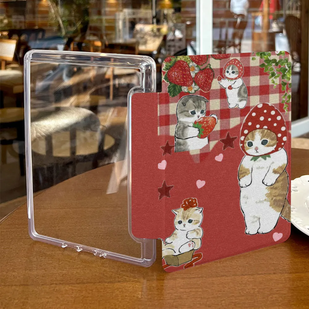 Acrylic Back Shell Kindle Case with Hand Strap