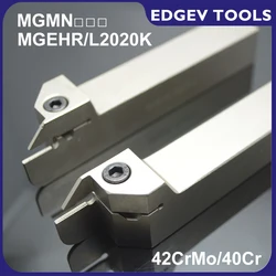 Grooving Tool Holder MGEHR2020 2 2.5 3 4 5 MGEHL2020 Grooving Cut-off Lathe Cutter Carbide inserts MGMN200 MGMN300 MGMN400