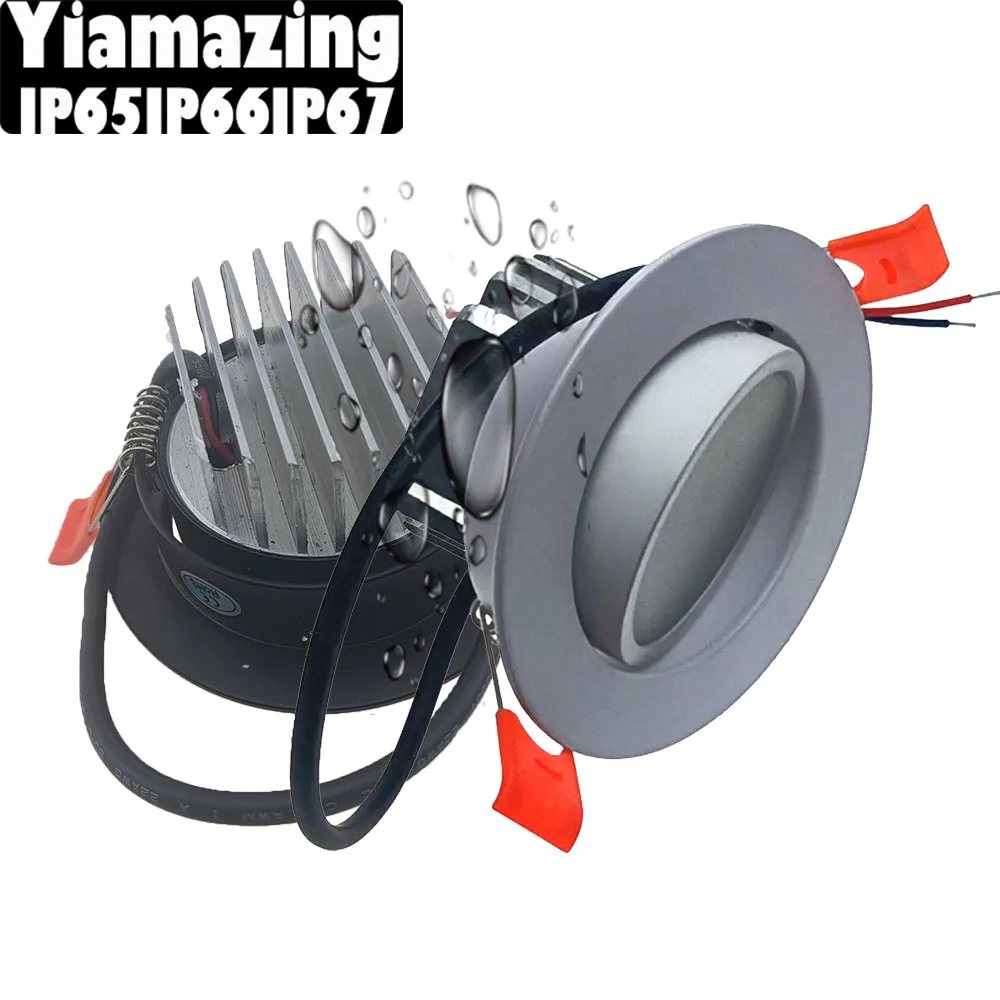 

Adjust Angle Outdoor Waterproof IP66 IP65 IP67 Kitchen LED Downlight 220V 5W 7w 9W 12W 15W 18W Bathroom Spot Light Ceiling Lamp