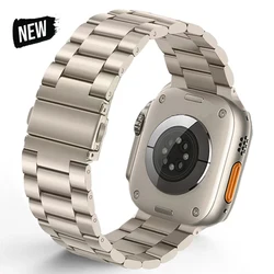 Premium Stainless Steel Watch Band Strap - Sleek and Durable Design for Series 10 11 42mm (3 starlight)