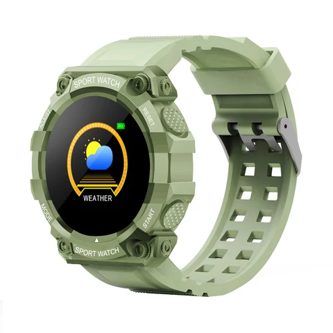 FD68S Smart SportsWatch Bluetooth Heart Rate Exercise Sleep Monitoring Multi-sport Mode Men Women Music Watch for Huawei IOS