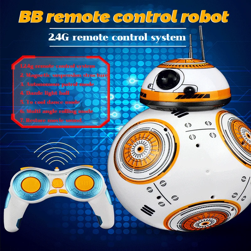 Star Wars Remote Control Robot Bb 8 Star Wars Remote Control Disney Star Wars 8 Aliexpress