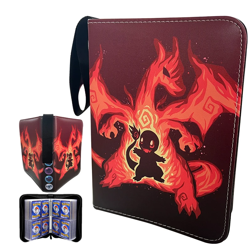 

NEW Pokemon Pikachu Binder Album Card Collection Book Portable Dustproof Card Holder Vstar GX VMAX EX Card Collection Kids gift