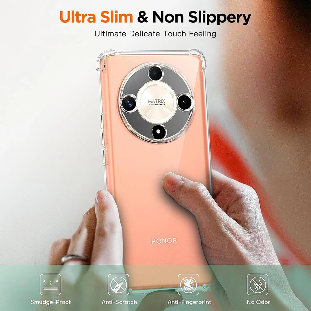 Shockproof Ultra Thin Silicone Clear Back Case