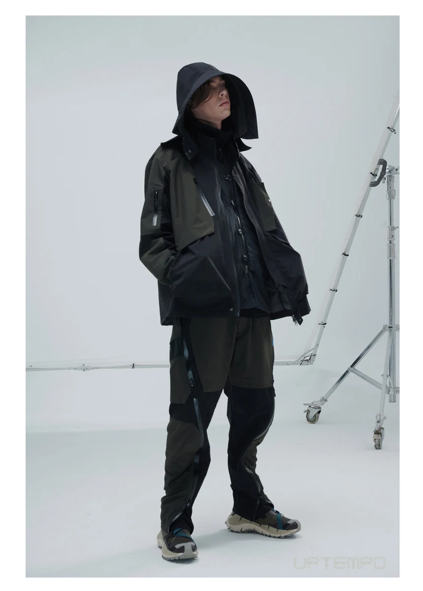 Reindee Lusion 21aw all environmental waterproof multi-pocket jacket four-form assault suit techwear functional