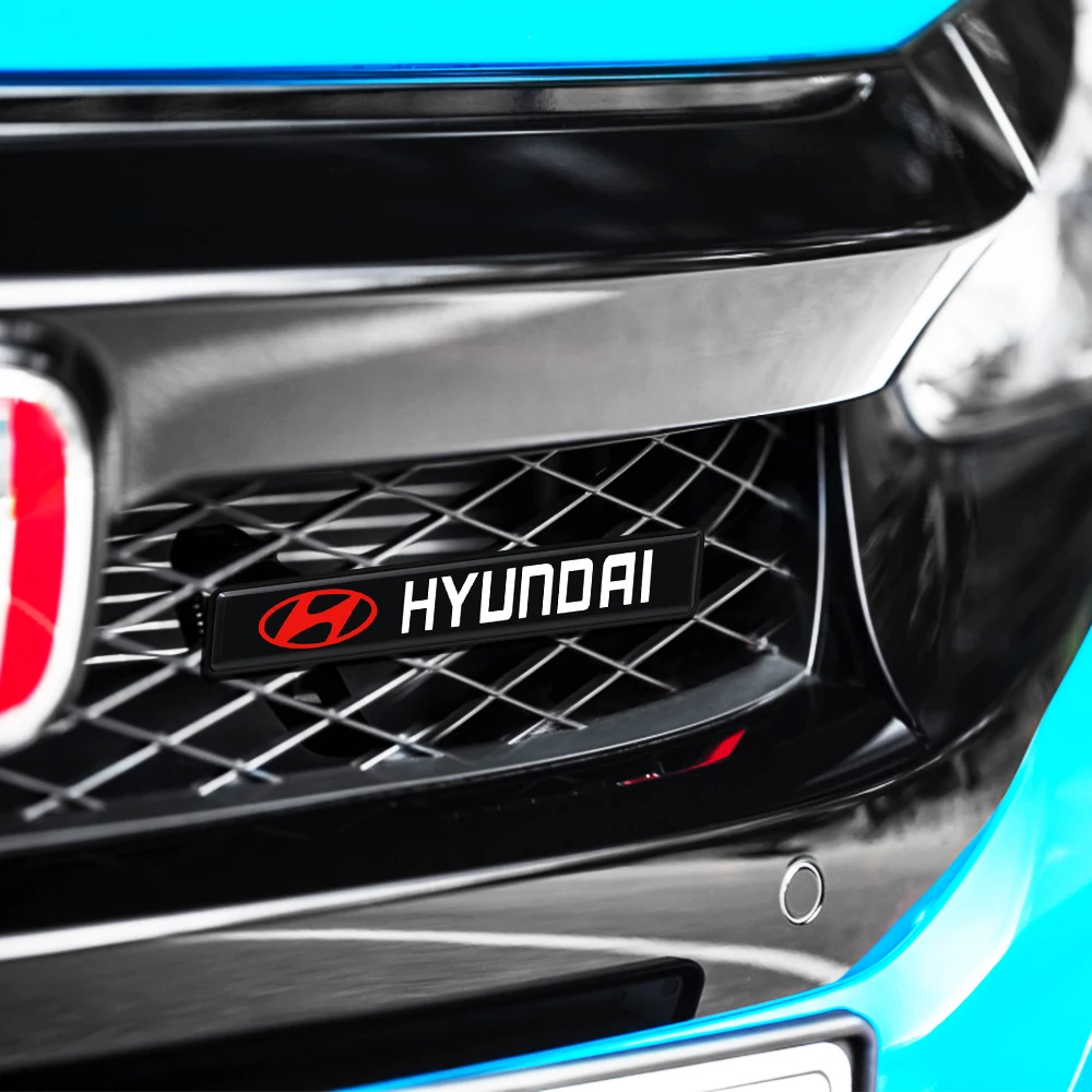 Car Emblem Led Decorative Lights Waterproof Auto Front Hood Radiator