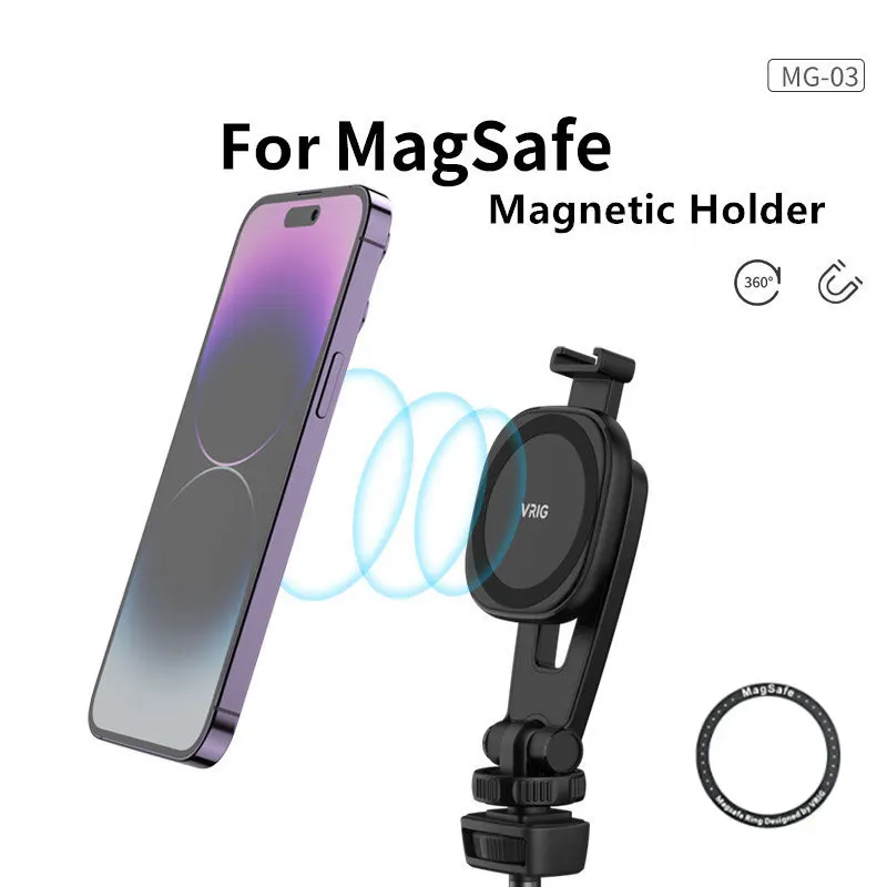 MagSafe glue-on phone holder without refill