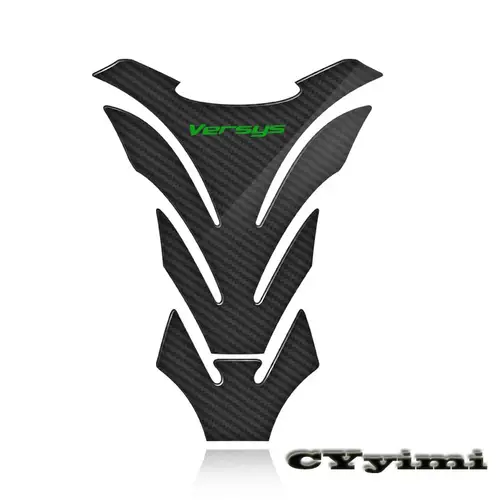 3D Carbon Fiber Motorcycle Fuel Tank Pad Cover Protector Decal Stickers For  VERSYS (650cc)  VERSYS 1000 VERSYS 650 1000 LOGO - Image 2
