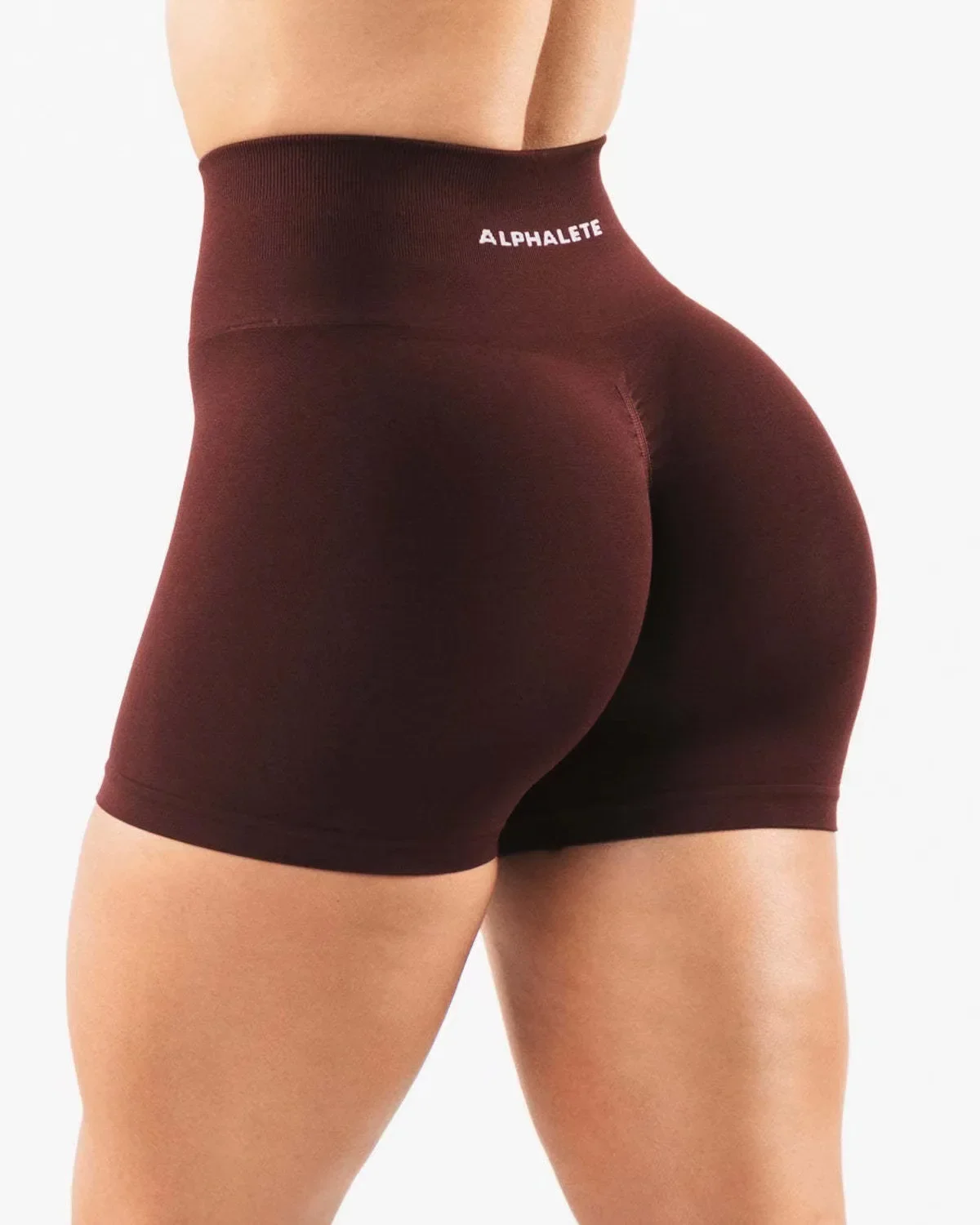 Alphaete Fitness Leggings Women's Gym Sports Tight Running Shorts Hip Three-point Pants 3
