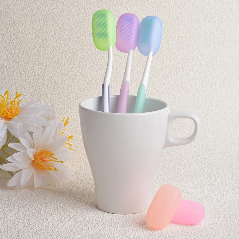 Silicone Toothbrush Head Covers 1PCS Portable Travel Case