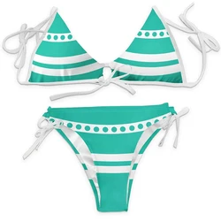 Anime Cartoon Print Swimsuit Bikini Cosplay Costume for Women - Sexy Summer Swimwear Outfit Halloween Party Suit (A)