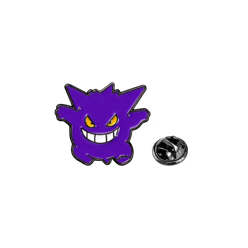 Pokemon Enamel Pins Set 5pcs Featuring Pikachu Psyduck Gengar Snorlax for Women's Backpack