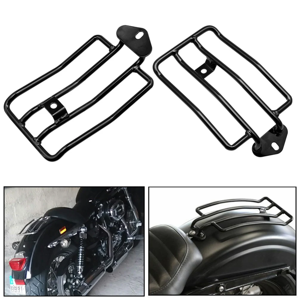 

Motorcycle Rear Solo Seat Luggage Rack Support Shelf For Harley Sportster XL 883 1200 2004-2019 2005 2006 2007 2008 2009 2010