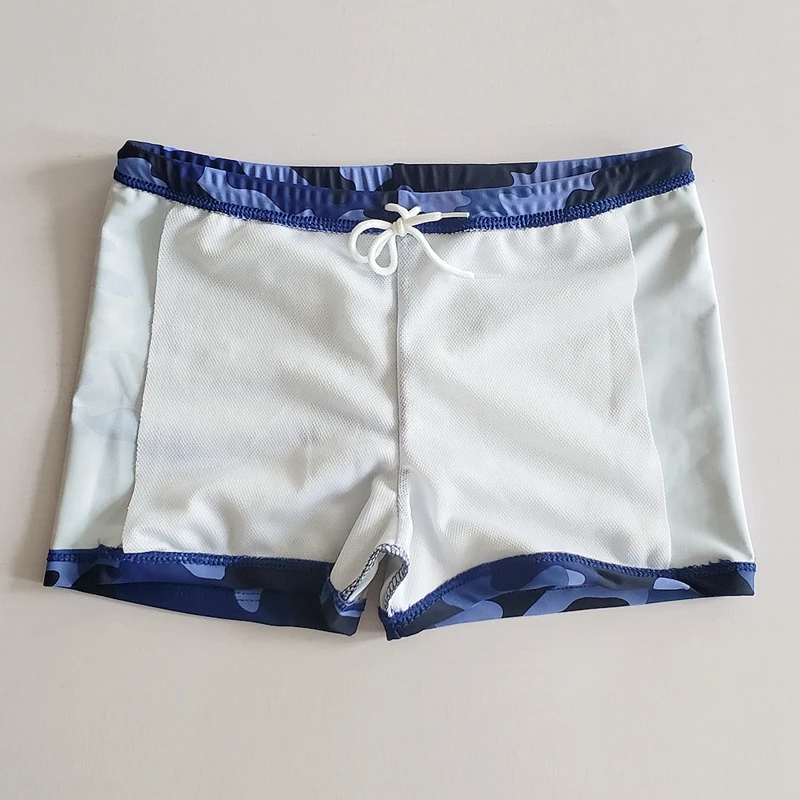 SWIMMART 키즈 보이 수영복 2025 여름 어린이 Beachwear 허리 Drawstring  수영 트렁크 십대 수영복 