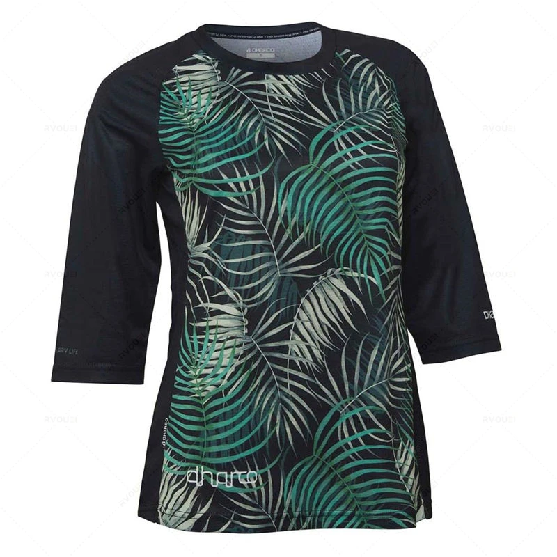 2022 Lady Enduro Jersey Manica Corta Motocross Downhill Jersey Camicie Mountain Bike Moto Abbigliamento Mx Summer Mtb T-Shirt Ladies