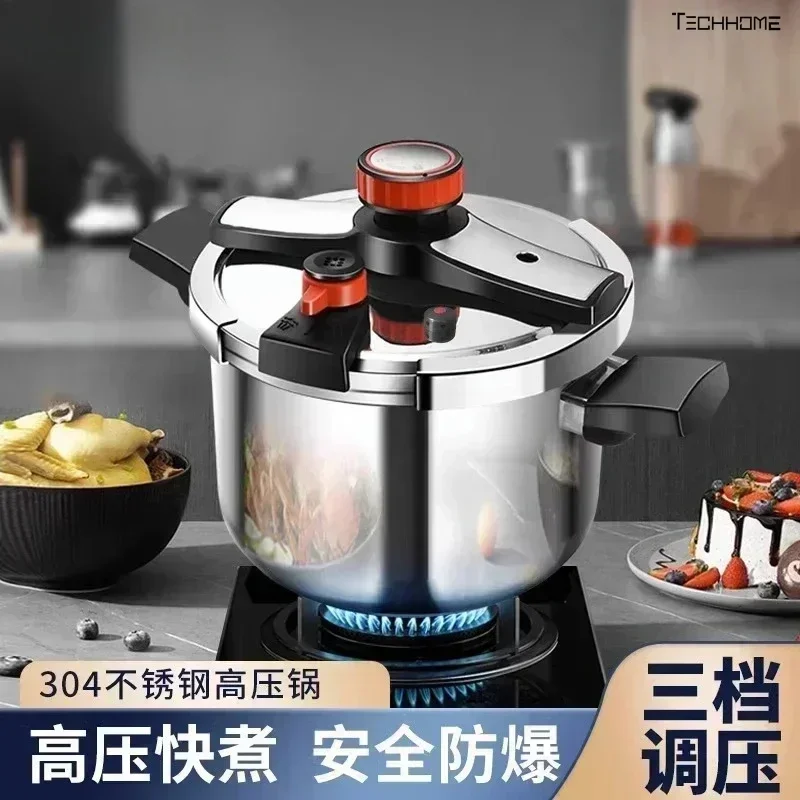 Pressure Cookers Large capacity thickened 304 stainless steel explosion-proof pressure cooker High pressure quick cook