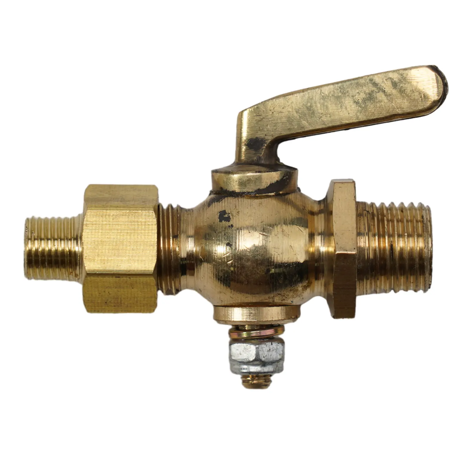 

Медный клапан для мотоцикла G1/4, латунный петух, 1/8-1/4 дюйма, топливная резьба, латунный дренажный петух, запорный клапан