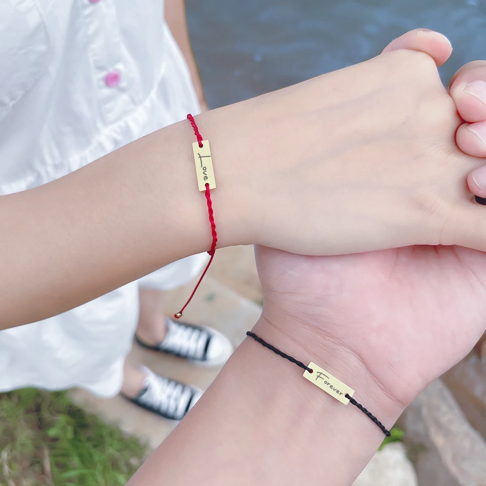 Bracelet Couples Women, Friendship Bracelets, Friendship Red Rope