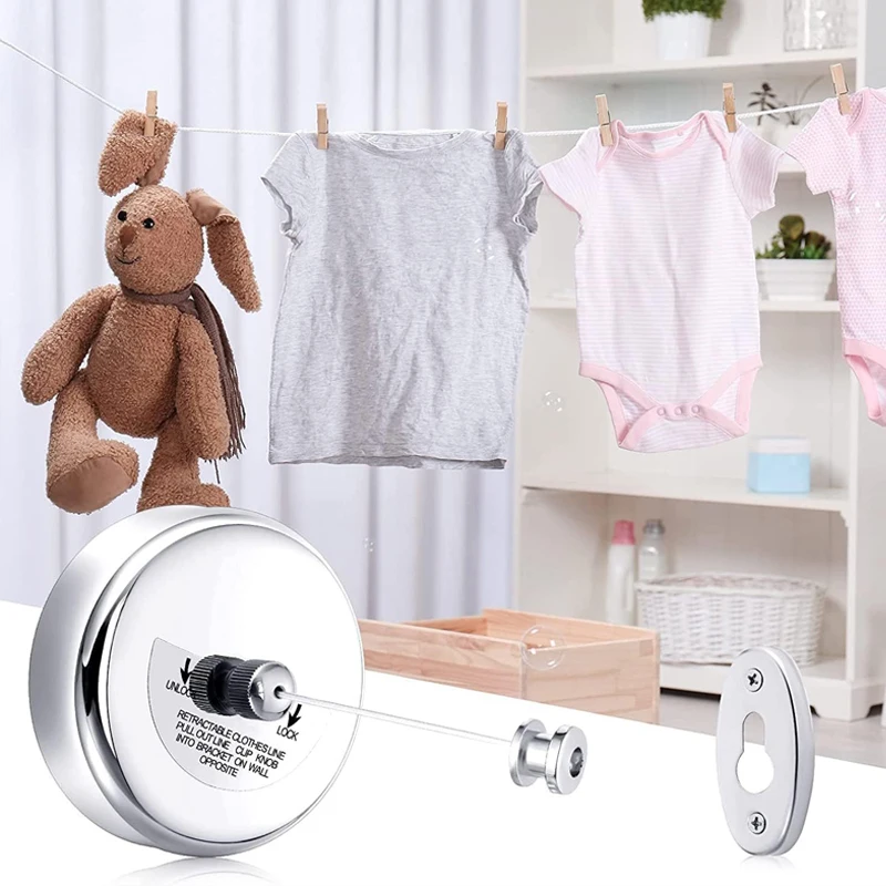 Clothes Line Windproof Adjustable Drying Rack