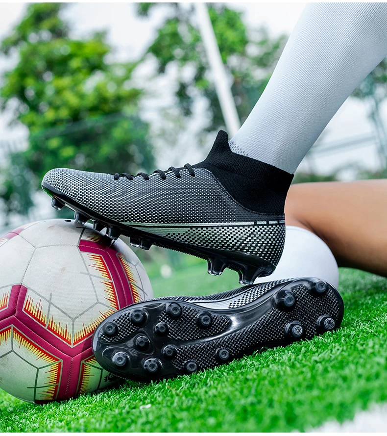 Zapatillas de fútbol para hombre y niño, botas de fútbol FG/TF para interior y exterior, para niños y niñas_voghion.com