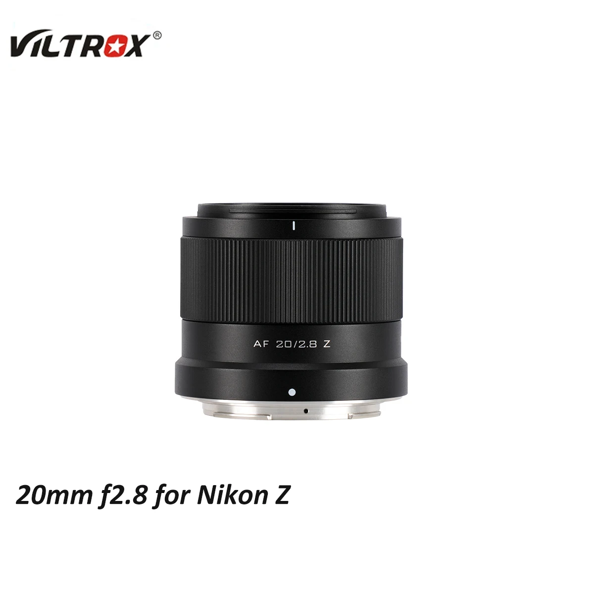 Viltrox 20Mm F2.8 Z Obiettivo Ultra Grandangolare Con Messa A Fuoco Automatica Per Fotocamere Nikon Z Mount