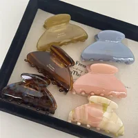 Elegant 6.5cm Acetate Hair Claw Medium Size Sweet Hair Clip Shark Clip Women Hair Accessories Headwear - Image 2