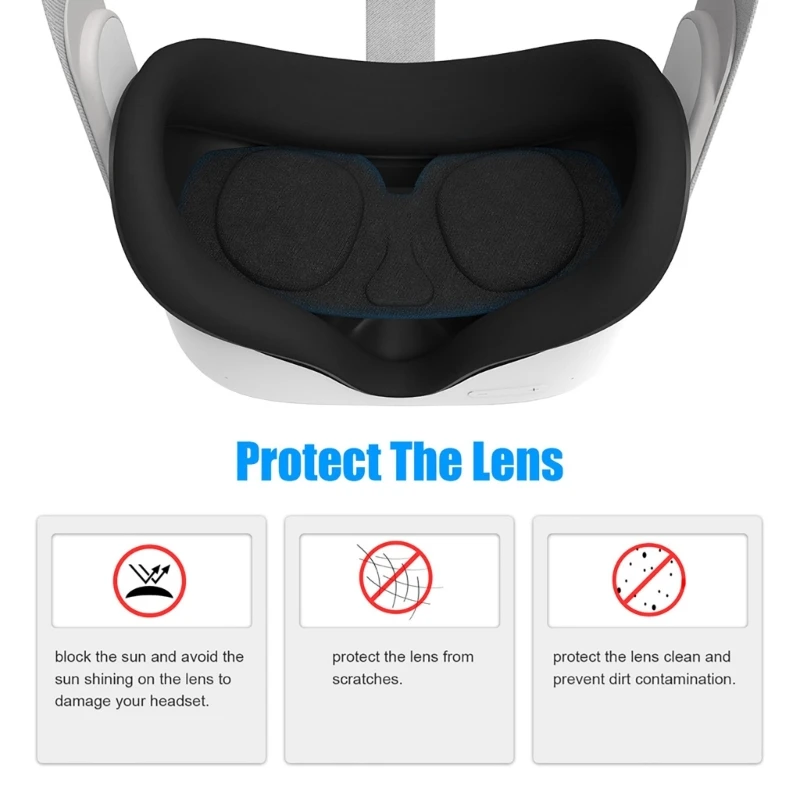 

Anti-scratch Glasses Protectors Caps for 3 Headset Dustproof Caps Dropship