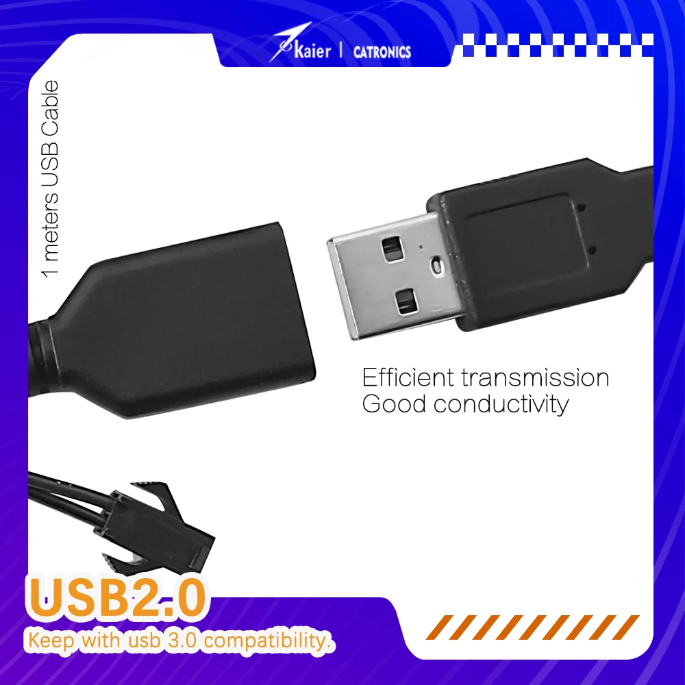 Аксессуар для автомобиля KAIER 1 метр USB-адаптер двойная розетка USB-удлинитель