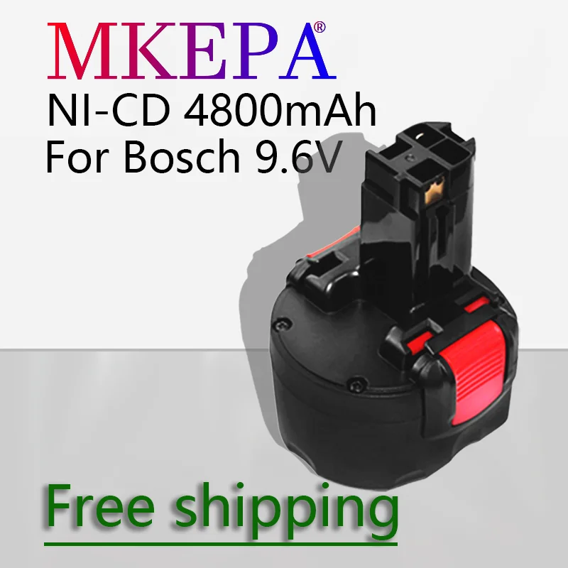 Новый аккумулятор bat048 9 6 в 4800 мАч Ni Cd электроинструмент Bosch PSR 960 bh984 bat119 |