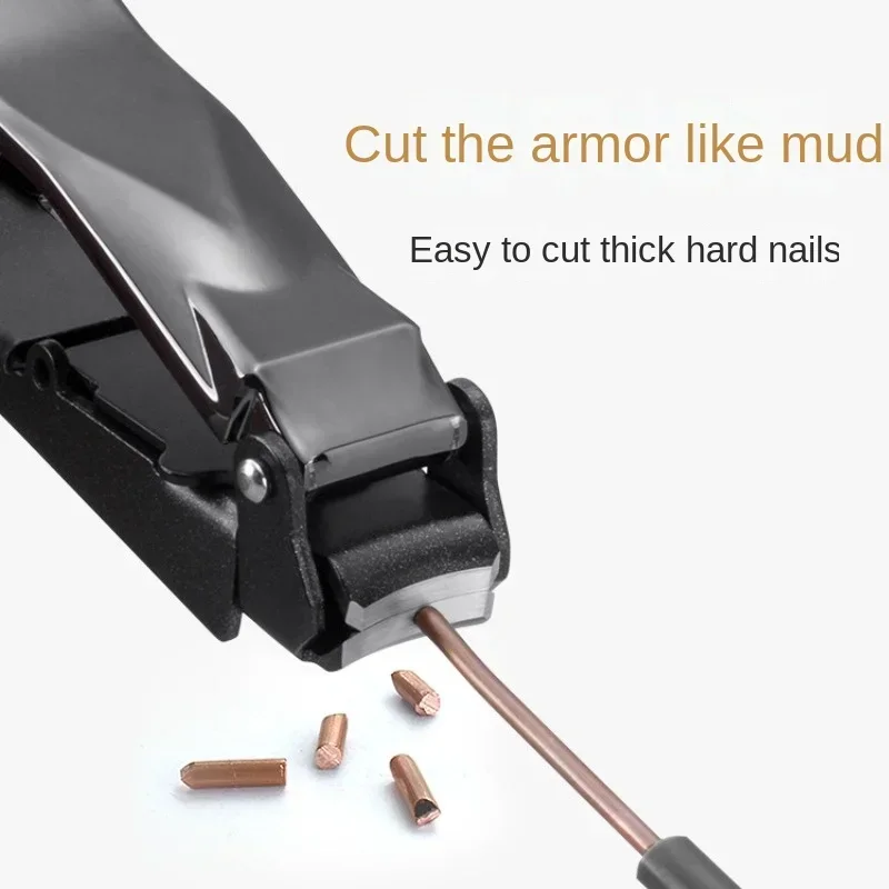 Nail Clippers 1-piece Nail Clippers Men Catcher -Sharp Heavy Duty Self-Collecting Nail Cutters Ergonomic Lever Keep Fingernails