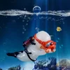 LuminousCartoon Fish Tanks Decor Mini Diver Simulated Floating Mermaid Aquarium Fish Tank Decor Pendant Aquarium Accessories
