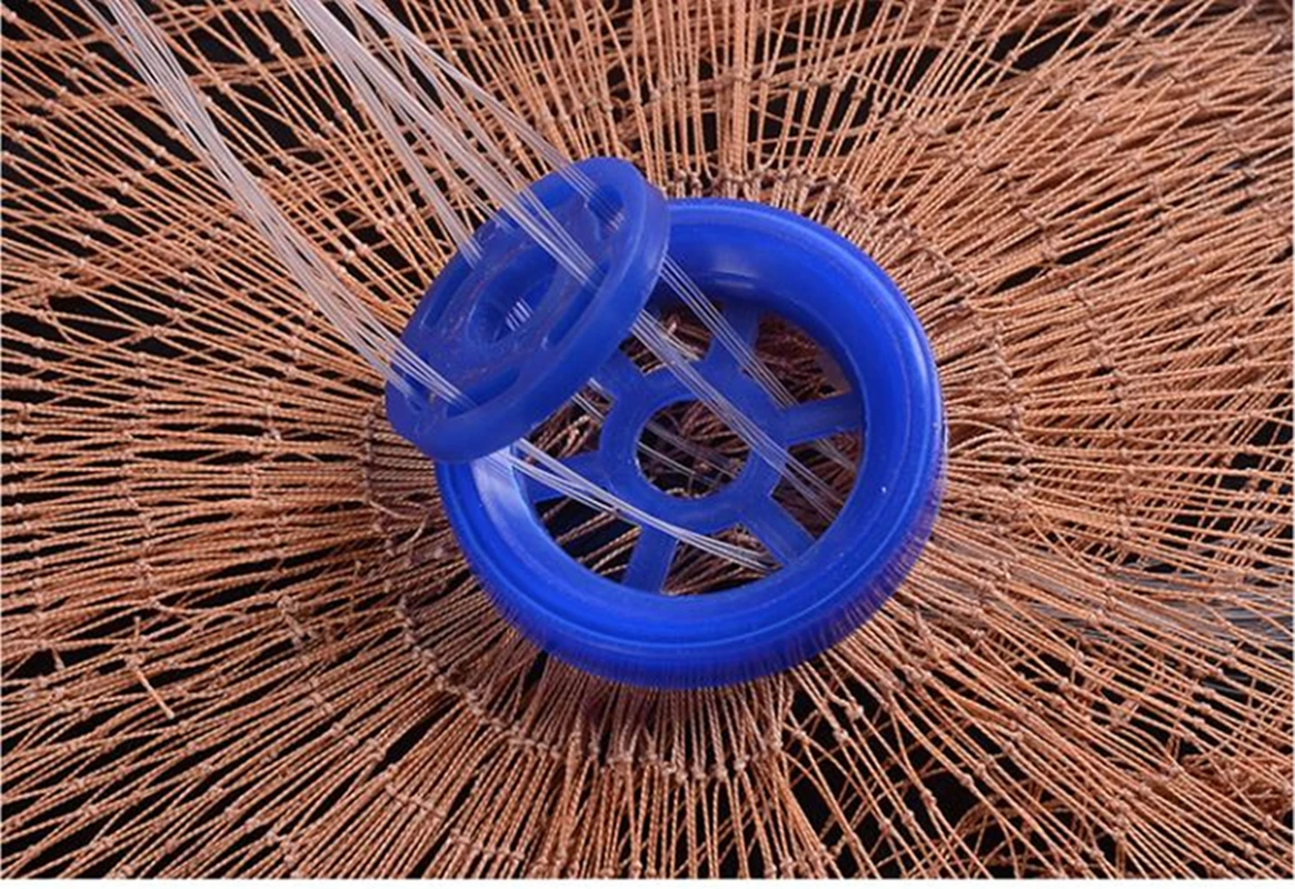 Finefish 2.4m--4.8m Hand Throw Catch Fishing Net Usa Cast Net With Ring  Iron Sinker Small Mesh Outdoor Hunting Trap Fly Network - Fishing Net -  AliExpress