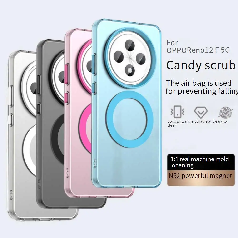 Magsafe Matte Protective Phone Case with Magnetic Wireless Charging and Shockproof Back Cover