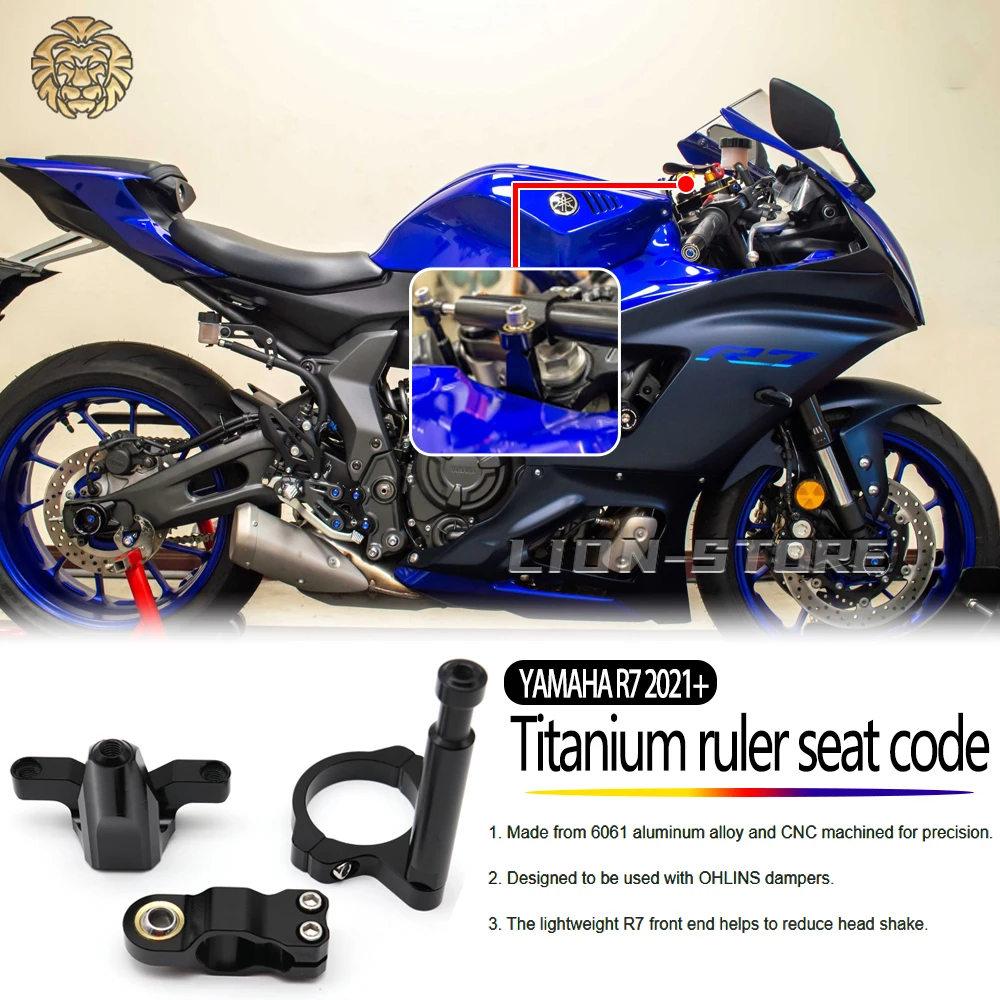Staffa Di Base In Titanio Per Yamaha R 7 R7 2021 2022 2023 Accessori Per La Modifica Del Motociclo R7 Yamaha R 7