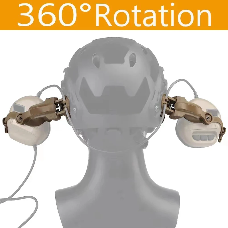 Tactical Helmet Accessories Helmet Mount Adapter Headphone Accessory Fits Earmor Tactical Headset ARC Helmet Rail Adapter