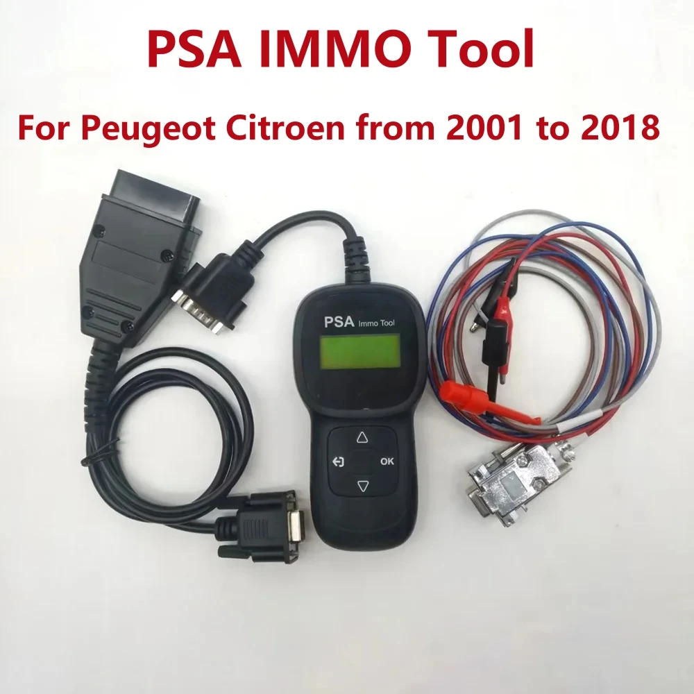 

Новейший инструмент PSA IMMO, симулятор ключей для Peugeot Citroen с 2001 по 2018 пин, считыватель кодов, PSA PIN, калькулятор IMMO, симулятор +