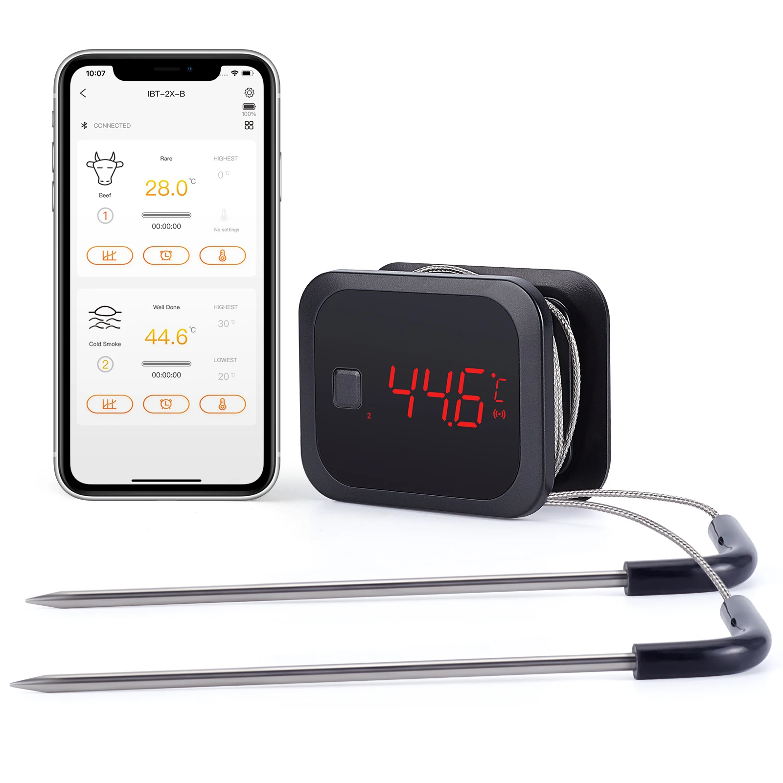 Inkbird IBT-4XS: termometro bluetooth a 4 sonde con batteria