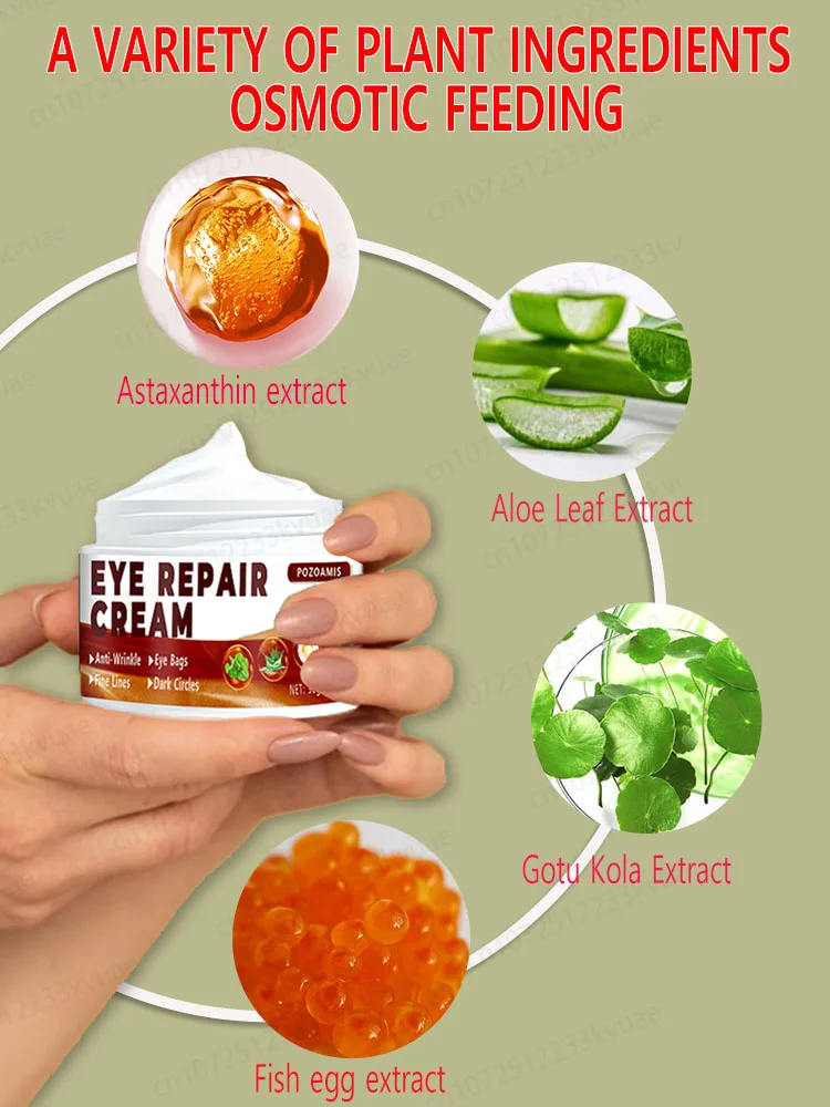 Eye Bag Killer Eliminates 99.9% of eye bags with centella asiatica and aloevera extracts to improve the skin around the eyes