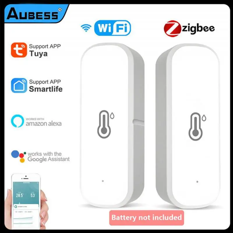 AUBESS Tuya ZigBee Temperature & Humidity Sensor for Smart Home Automa