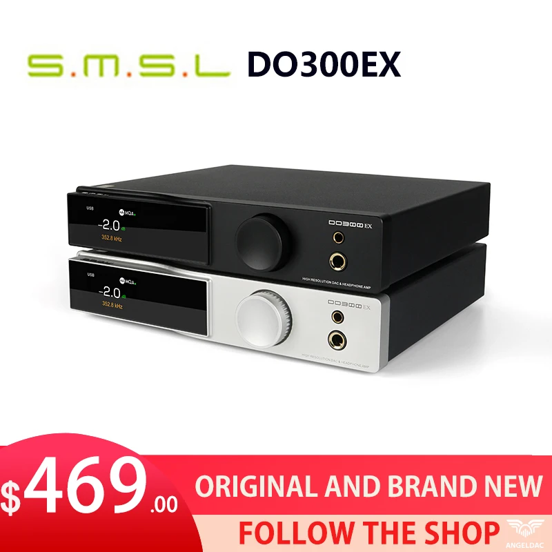 SMSL DO300EX Audio Decoder ＆ Headphone Amplifier HiRes DAC AMP AK4191