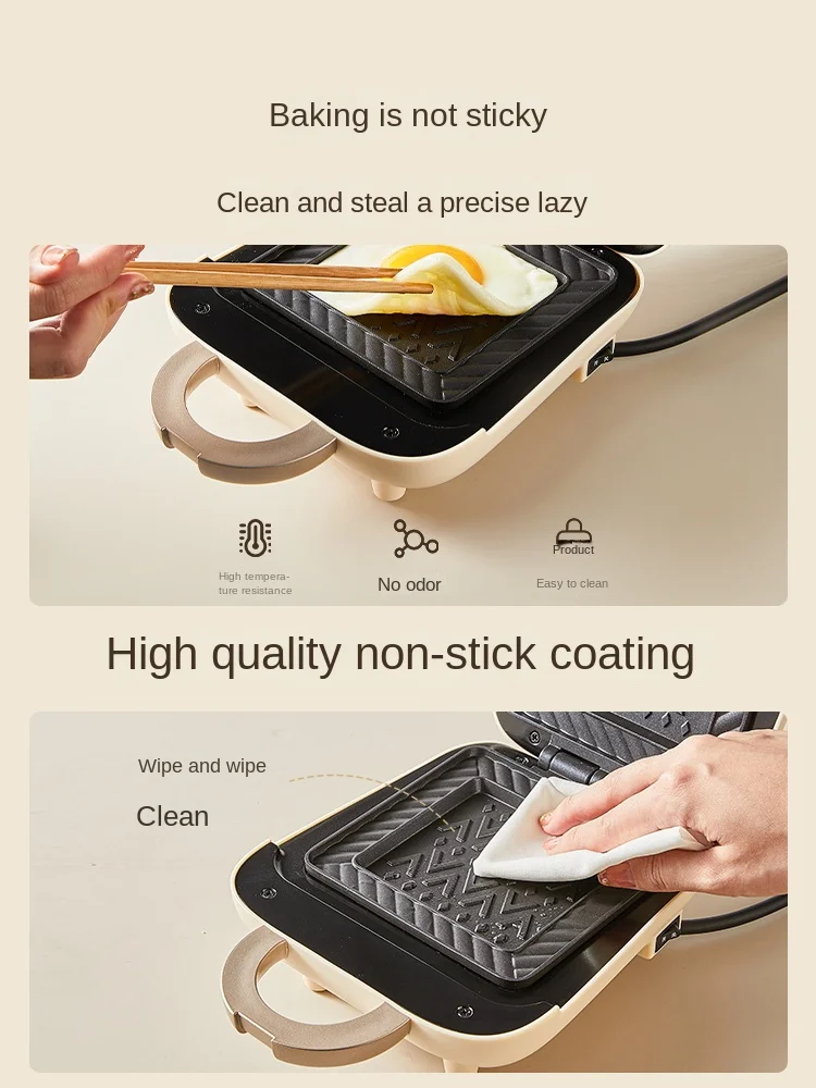 Bear Breakfast Maker Sandwich Machine Breakfast Machine Household Food Machine Waffle Machine Multi-Function Toaster Toaster 4