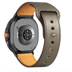 Premium Leather Band for Smart Watches - Elegant Strap Accessory (Gray 12)