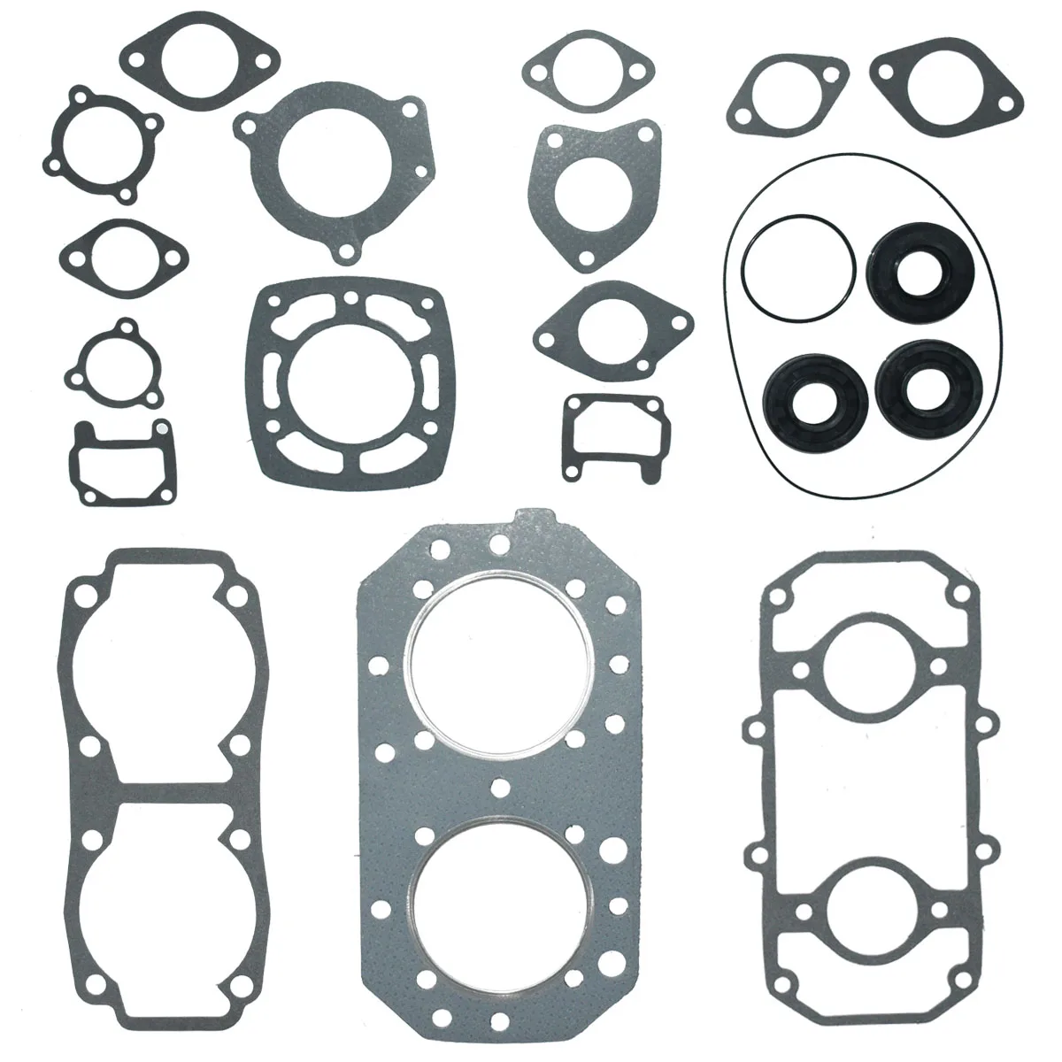 Kawasaki JS 550 Jet Ski Piston Port Full Gasket Kit with Seals-611103