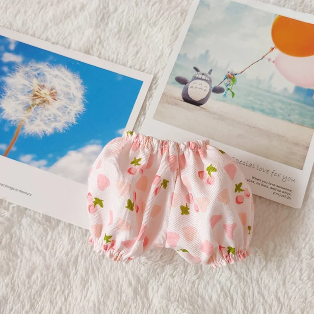 Labubu Idol 17cm Mini Plush Doll Bloomers – Cute DIY Trousers & Shorts Outfit, Perfect Kid Gift & Doll Accessories 6