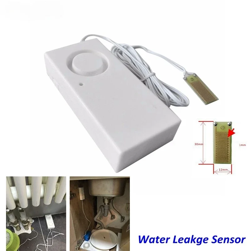 

Home Alarm Water Leakage Alarm Detector 110dB Independent Water Leak Sensor Detection Flood Alert Overflow Security Alarm System