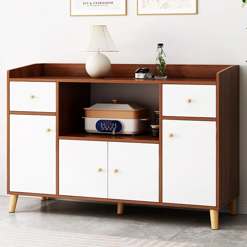 

Kitchen Shelf Floor Storage Cabinet Household Sideboard Cabinet Multi-Function Locker