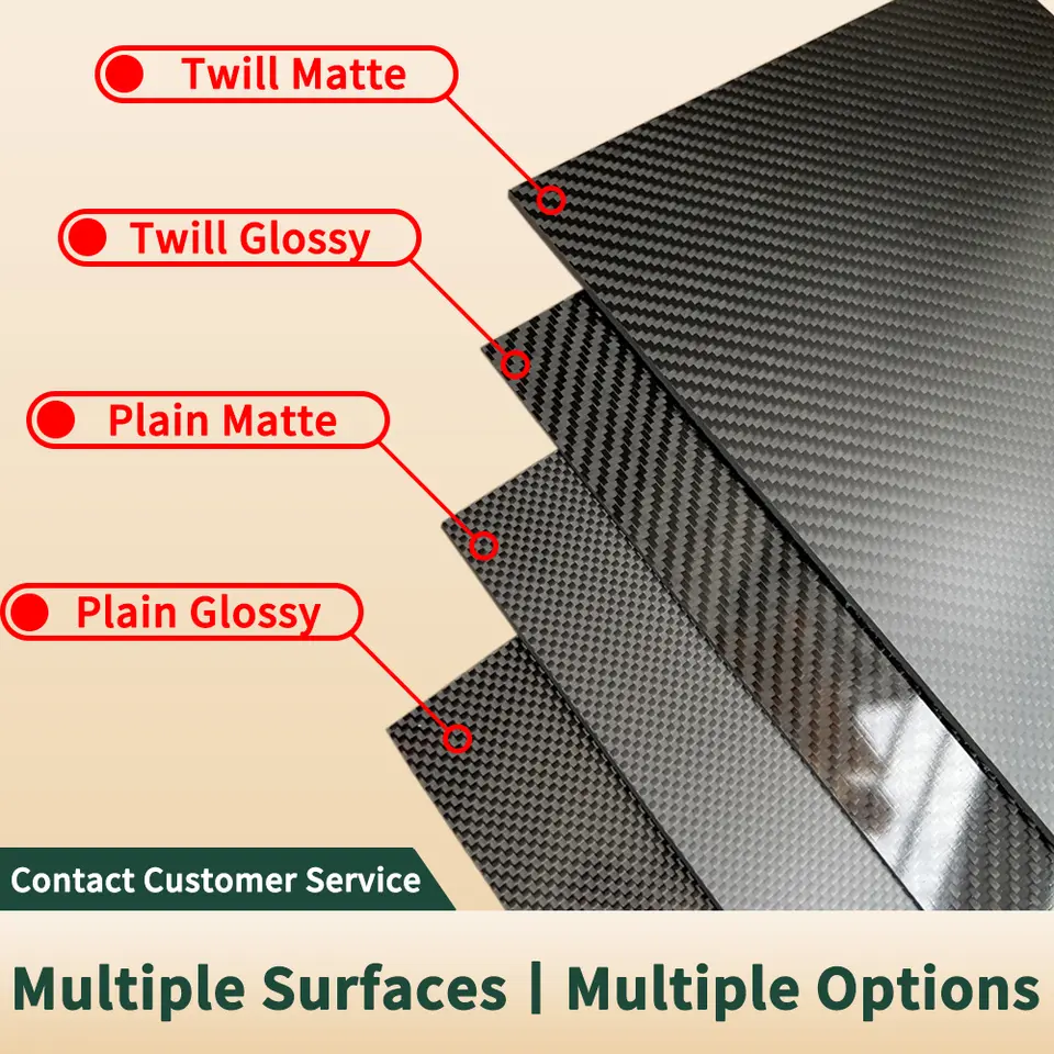 1pcs 200x300mm 3k Carbon Fiber Board Plate&Sheet Thickness 0.5 1.0 1.5 2.0 2.5 3.0 4.0 5.0 6.0mm Pure Carbon Composite Material image 6