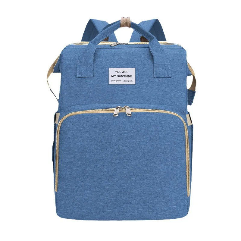 Dual-use  Folding Bed Mummy Bag Going Out Light Large Capacity Maternal And Infant Back Milk Bag Multipurpose Mummy Bed Bag 5