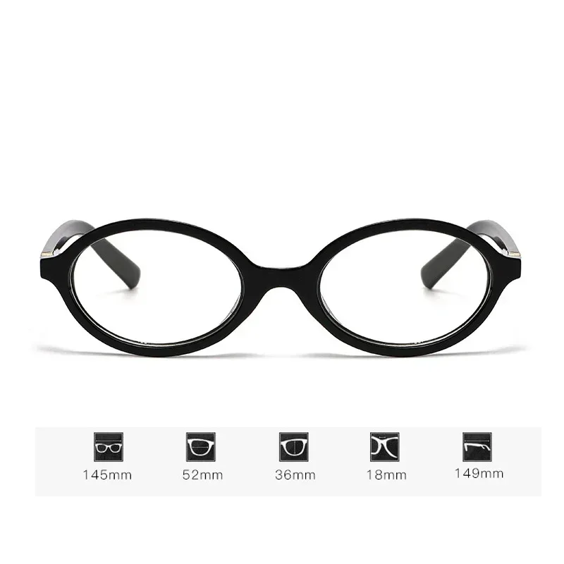 Myopia Glasses for Women Men Fashion Oval Frame Color Changing Minus Eyeglasses Finished Photochromic Near Sight Sunglasses - 6